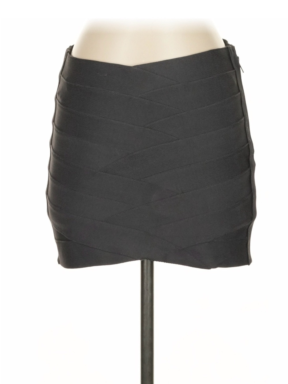 Haute Hippie Black Bandage Mini Skirt